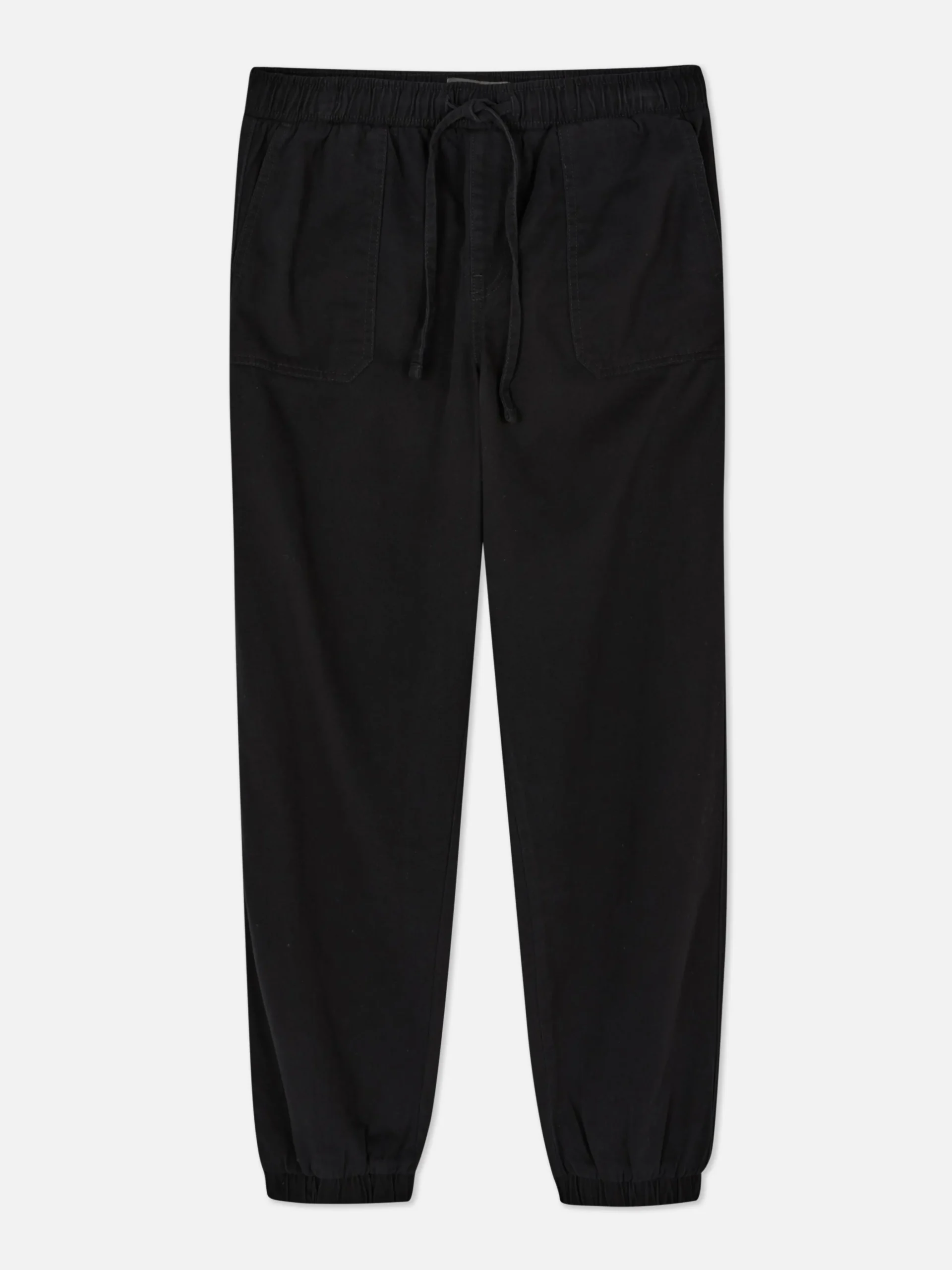 Denim Drawstring Joggers