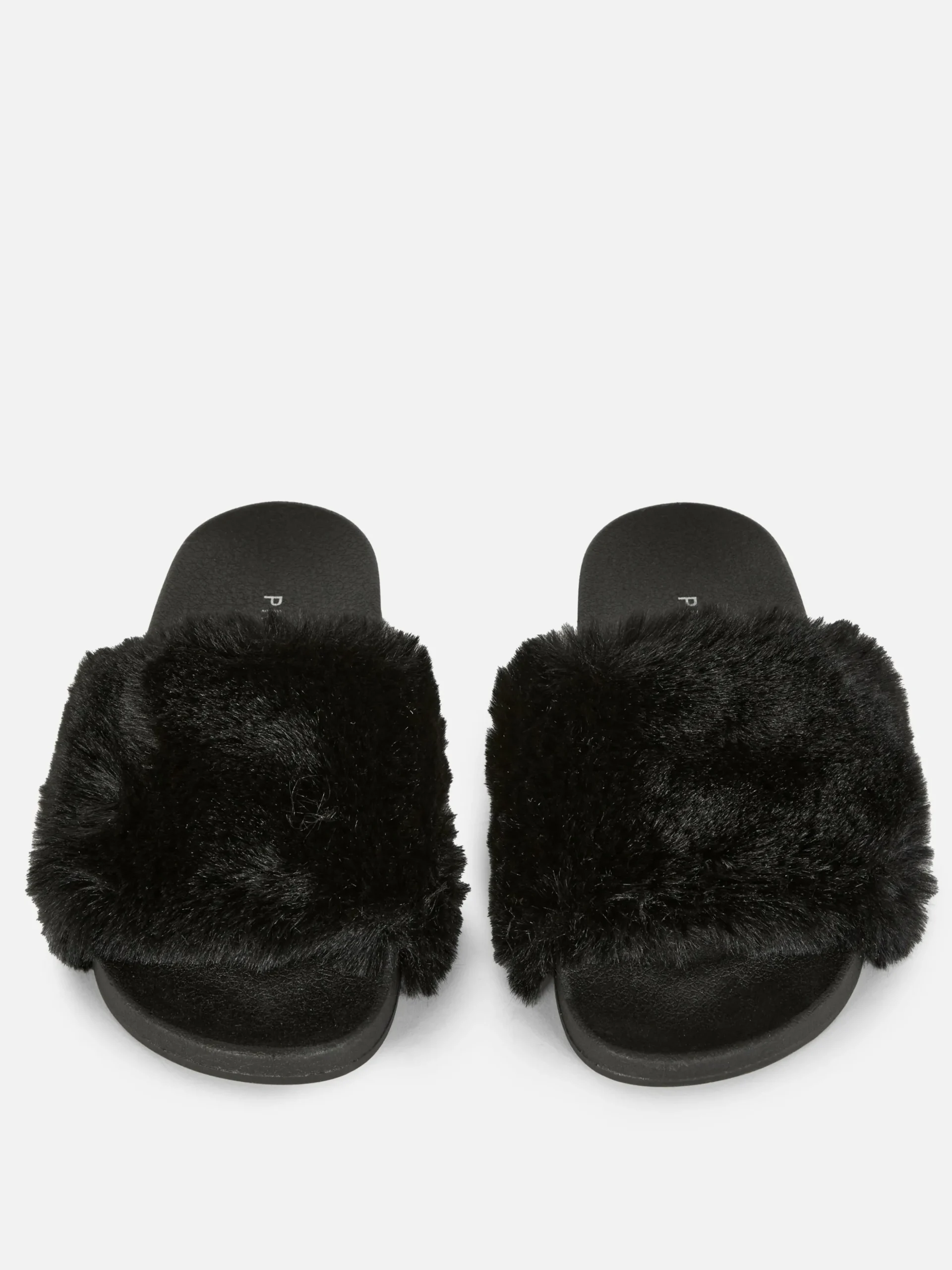 Faux Fur Slides