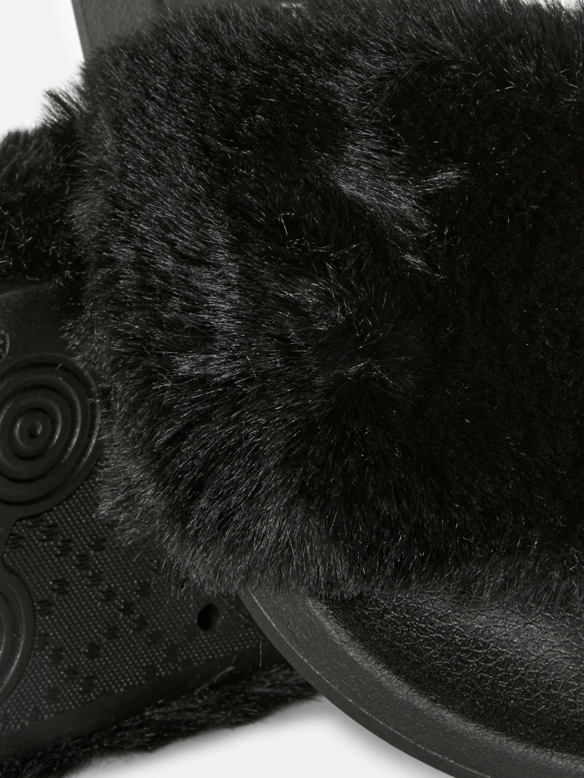 Faux Fur Slides