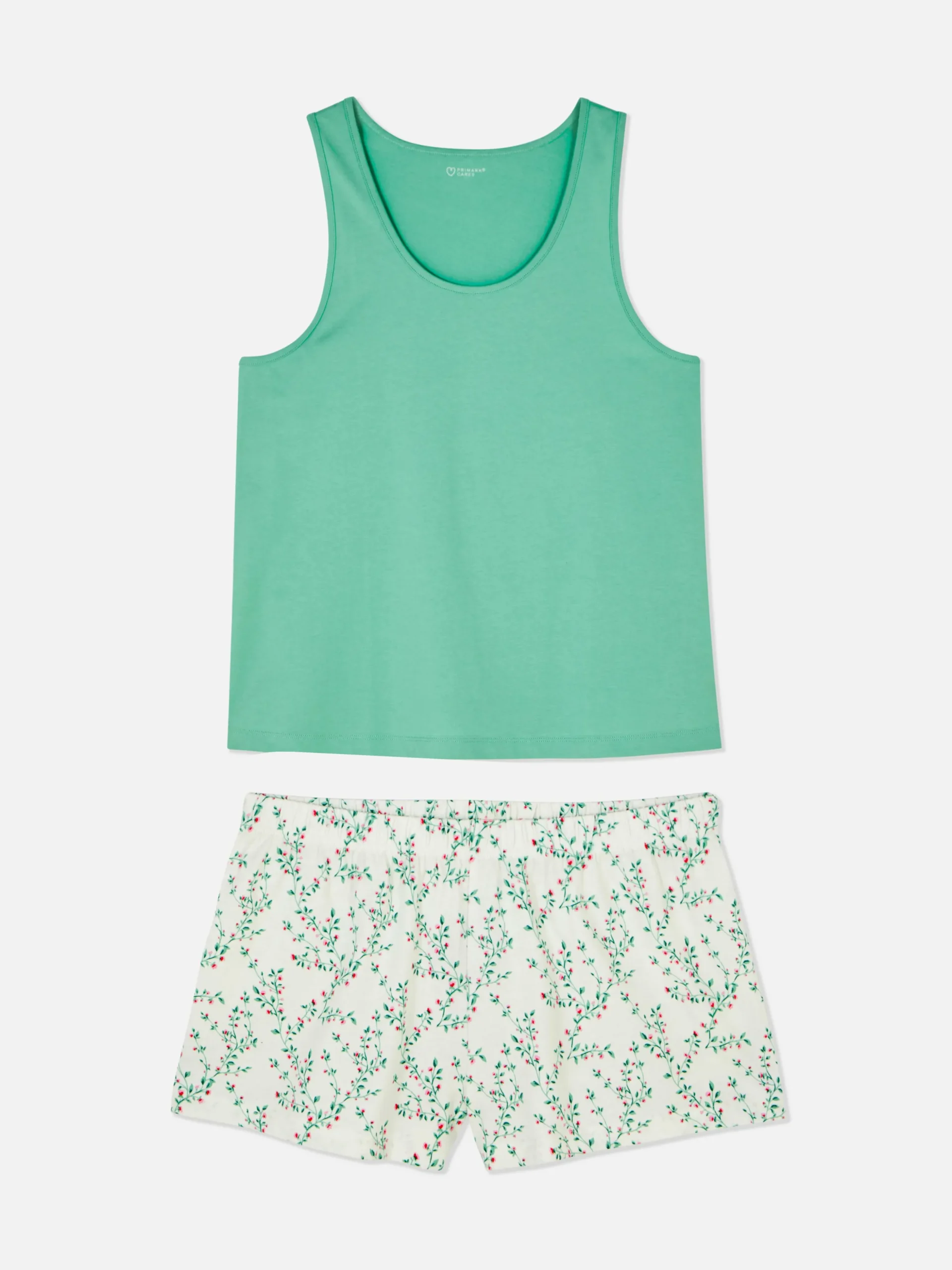 Jersey Tank And Shorts Pajamas
