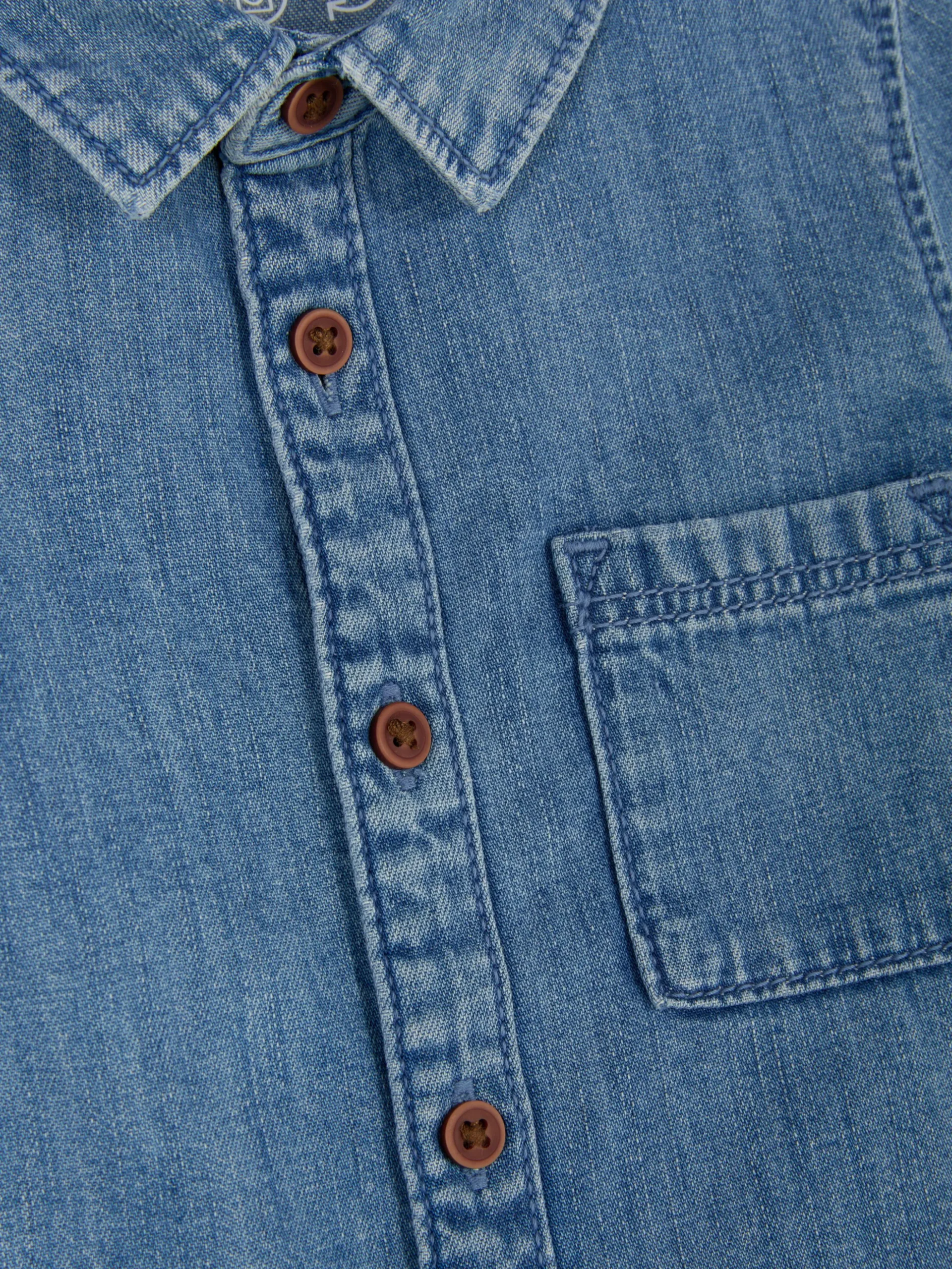 Long Sleeve Denim Shirt