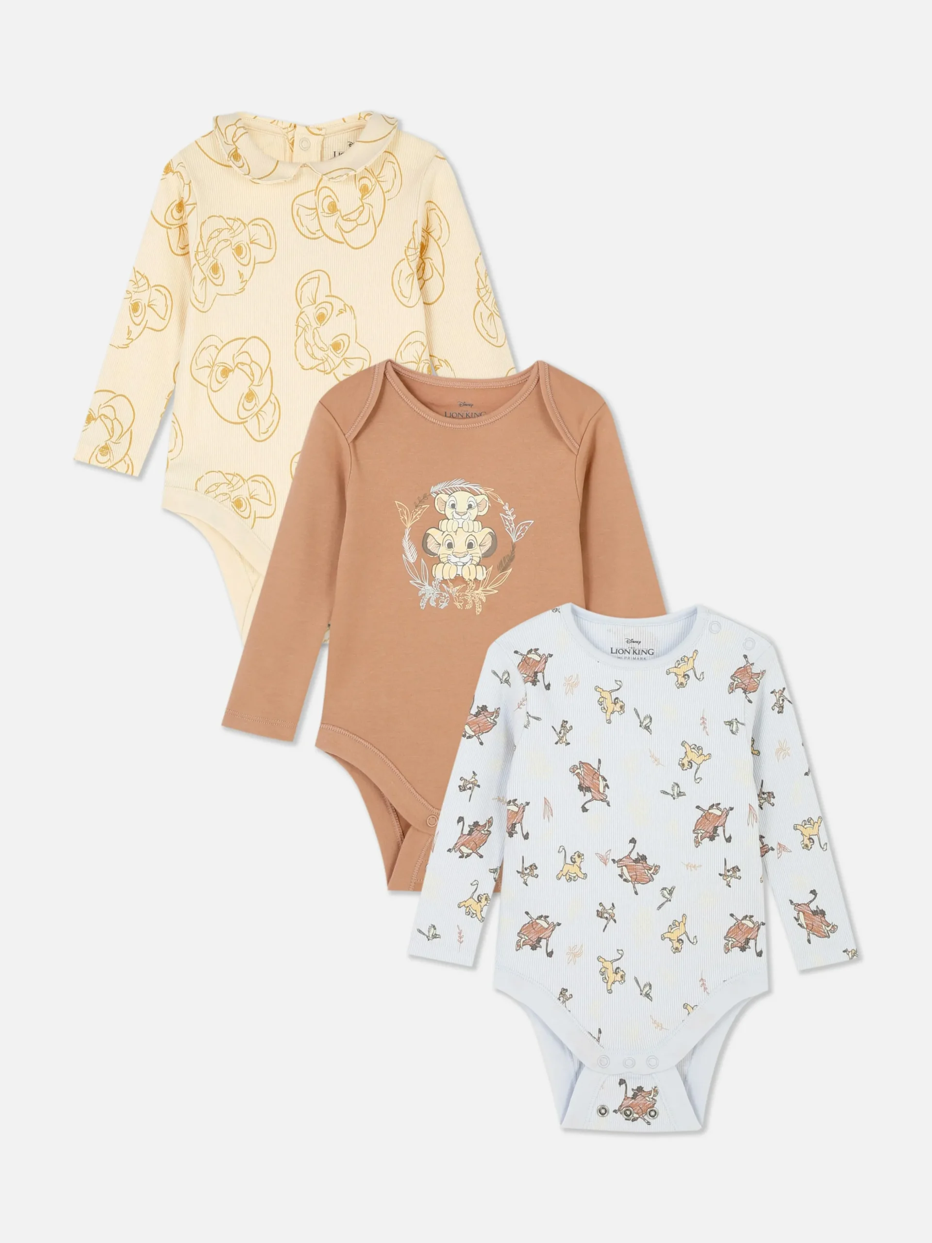 3-Pack The Lion King 30th Anniversary Bodysuits