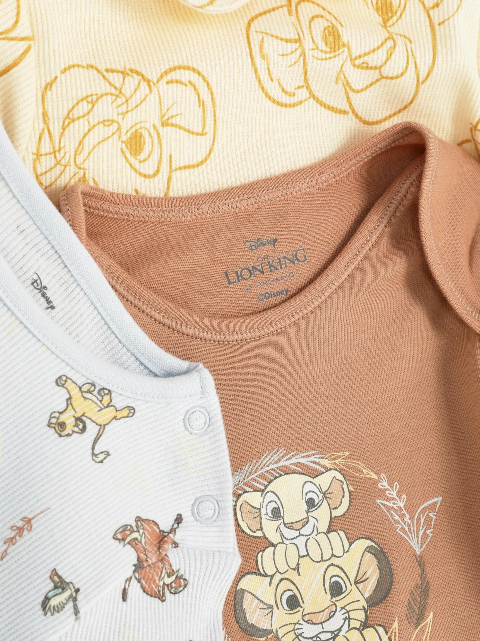 3-Pack The Lion King 30th Anniversary Bodysuits