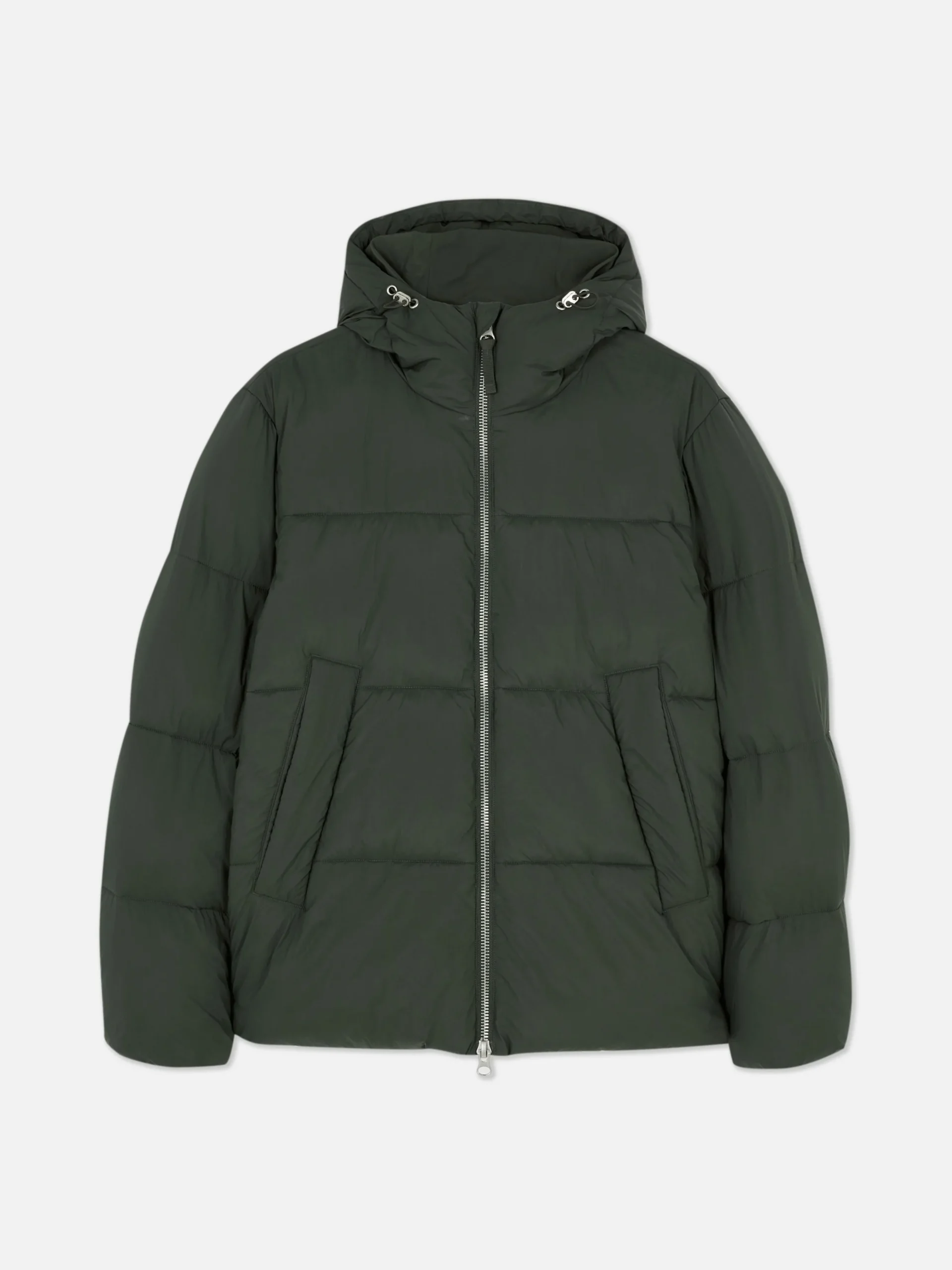 Two-Way Zip Puffer Jacket